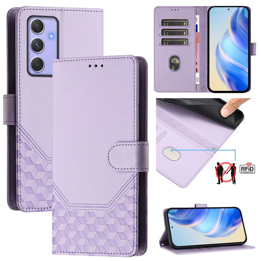 Galaxy A54 5G Lederhülle mit Riemen & RFID-Schutz