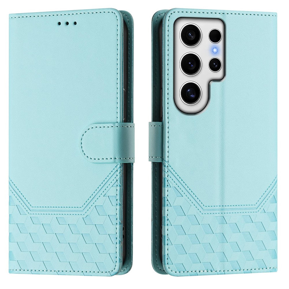 Galaxy S24 Ultra Lederhülle mit Riemen & RFID-Schutz