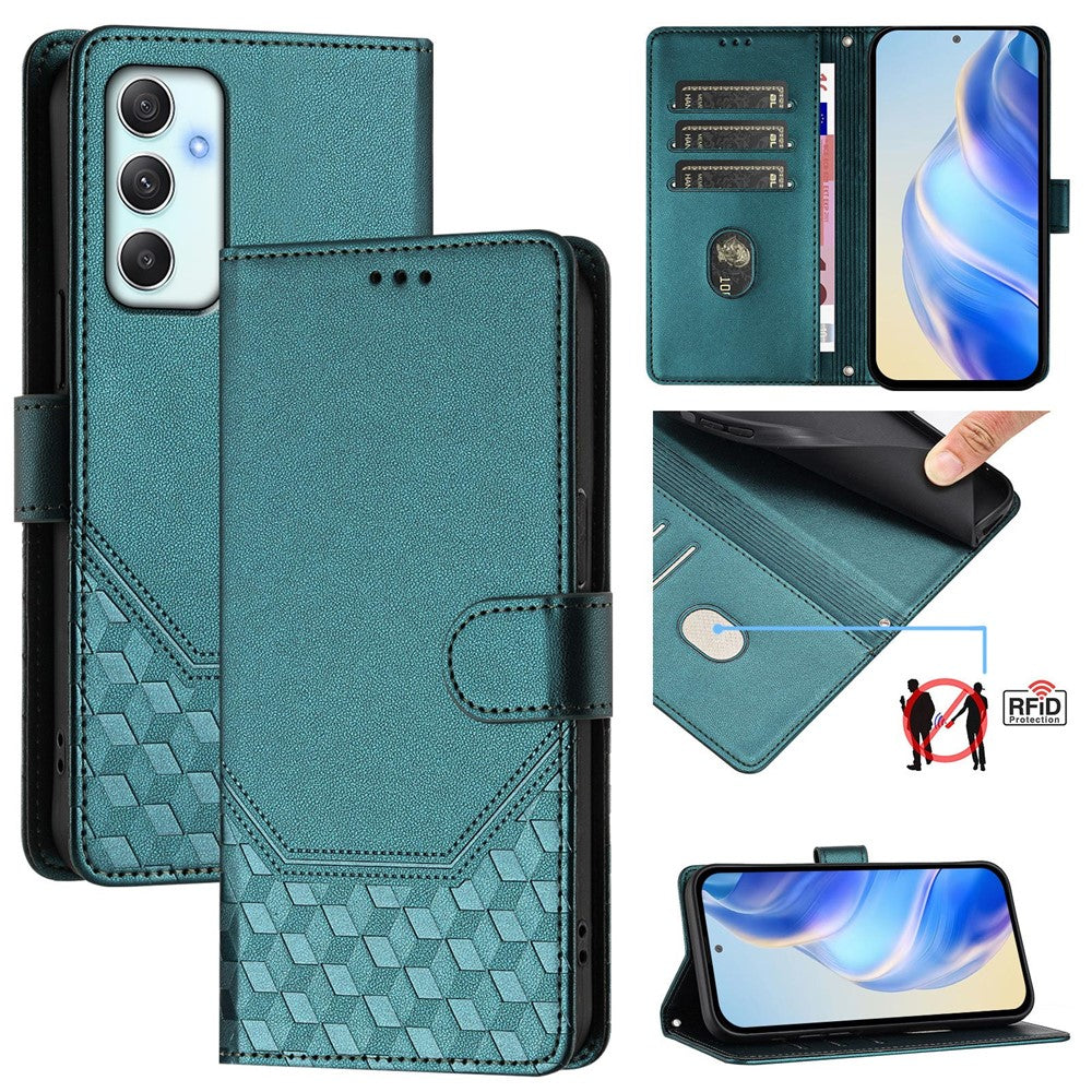 Galaxy A35 5G Lederhülle mit Riemen & RFID-Schutz