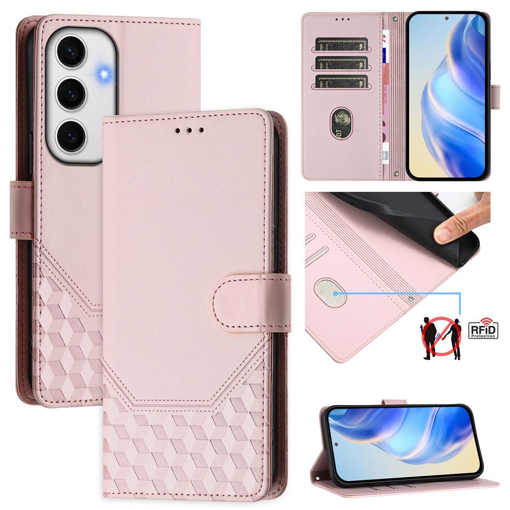 Galaxy S24 FE Lederhülle mit Riemen & RFID-Schutz