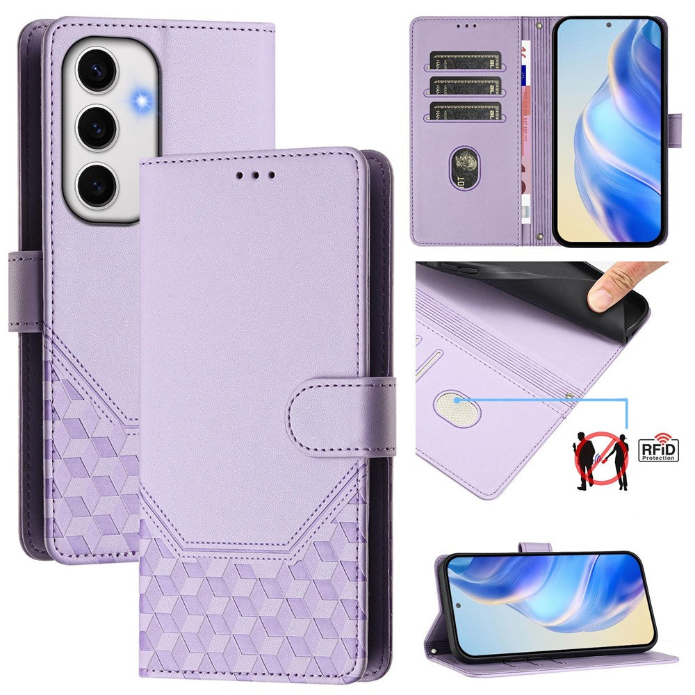 Galaxy S24 FE Lederhülle mit Riemen & RFID-Schutz