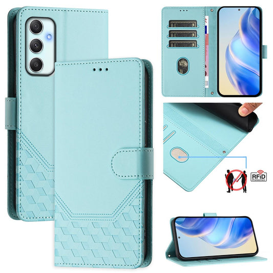 Galaxy A34 5G Lederhülle mit Riemen & RFID-Schutz