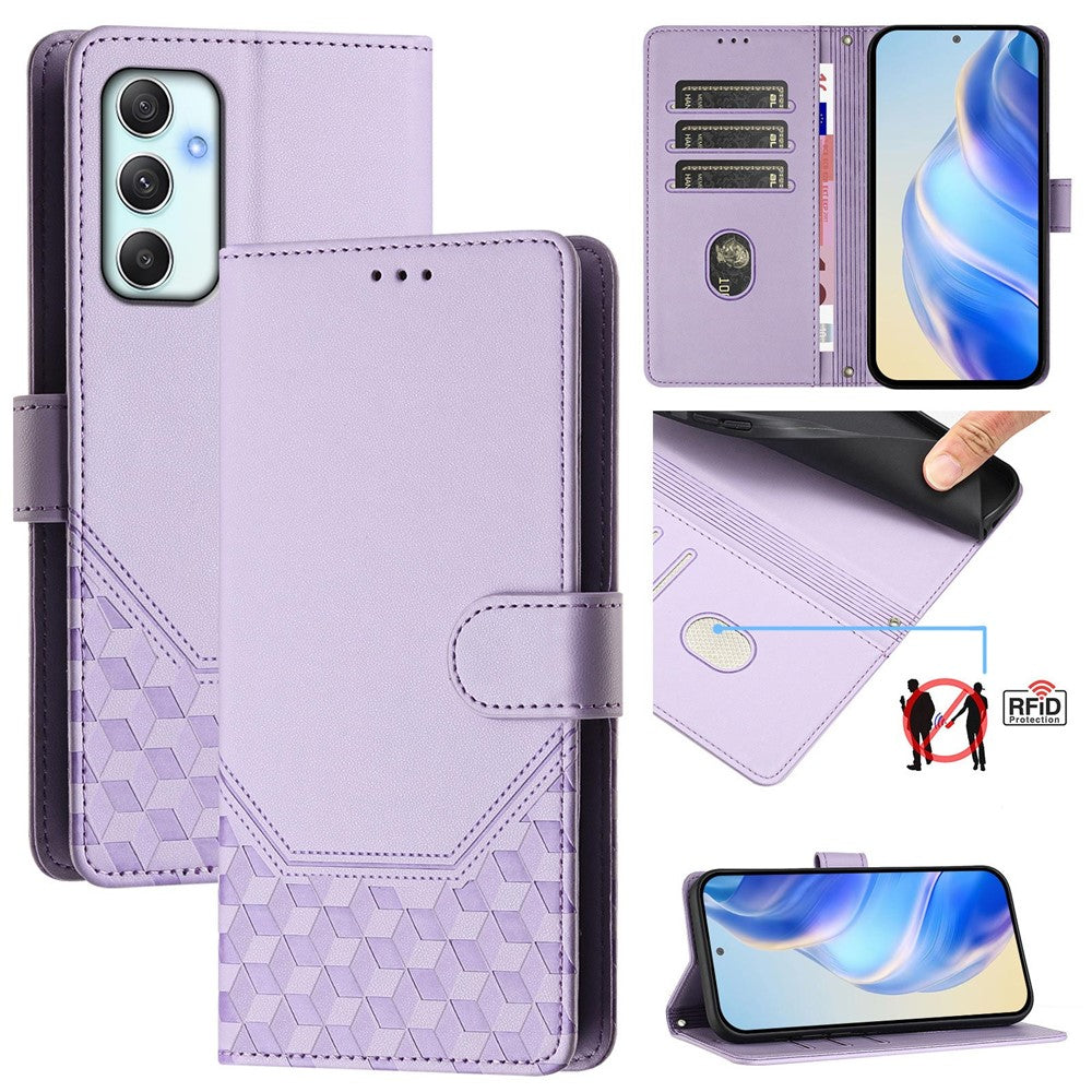 Galaxy A34 5G Lederhülle mit Riemen & RFID-Schutz