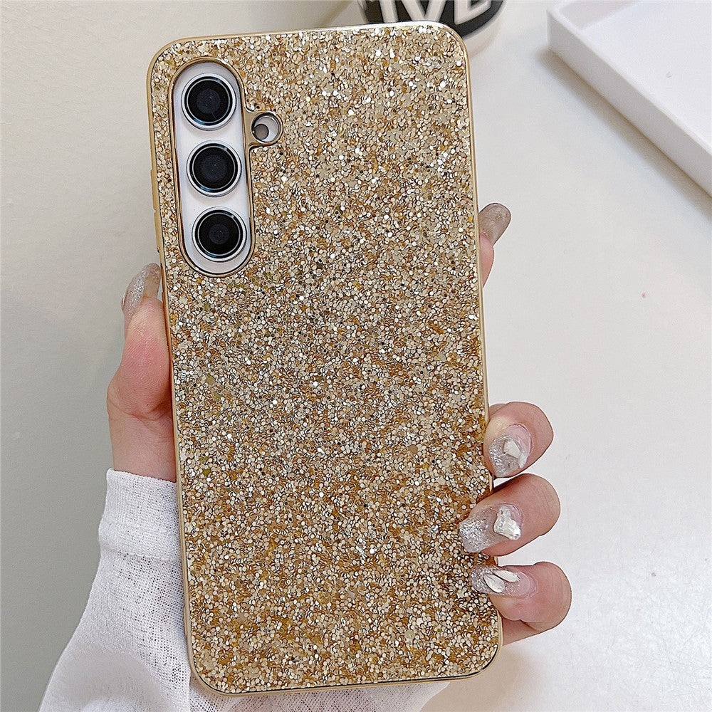 Galaxy S24 FE Schutzhülle – Funkelnde Glitzer-Rückseite