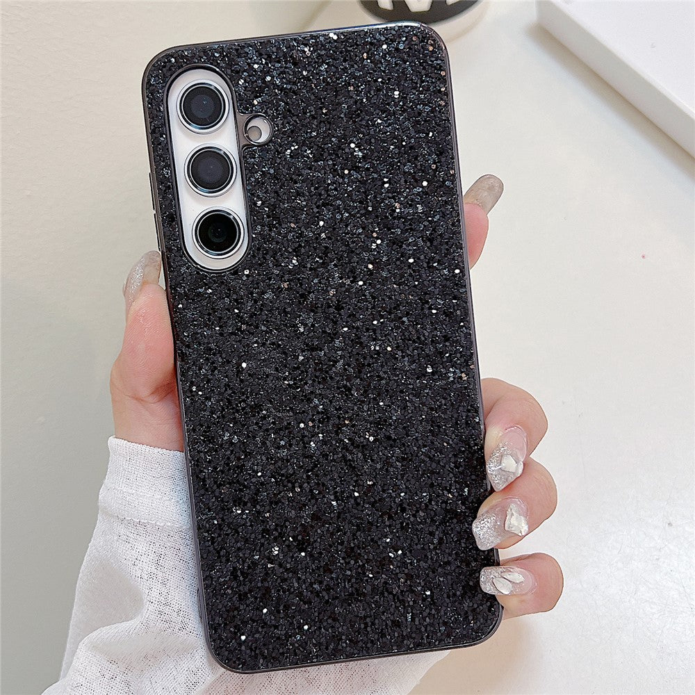 Galaxy S24 FE Schutzhülle – Funkelnde Glitzer-Rückseite