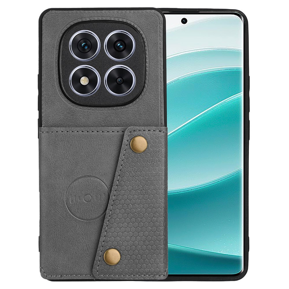For Xiaomi Redmi Note 14 Pro 5G / Poco X7 5G Case Card Slots Kickstand Leather + TPU Phone Cover
