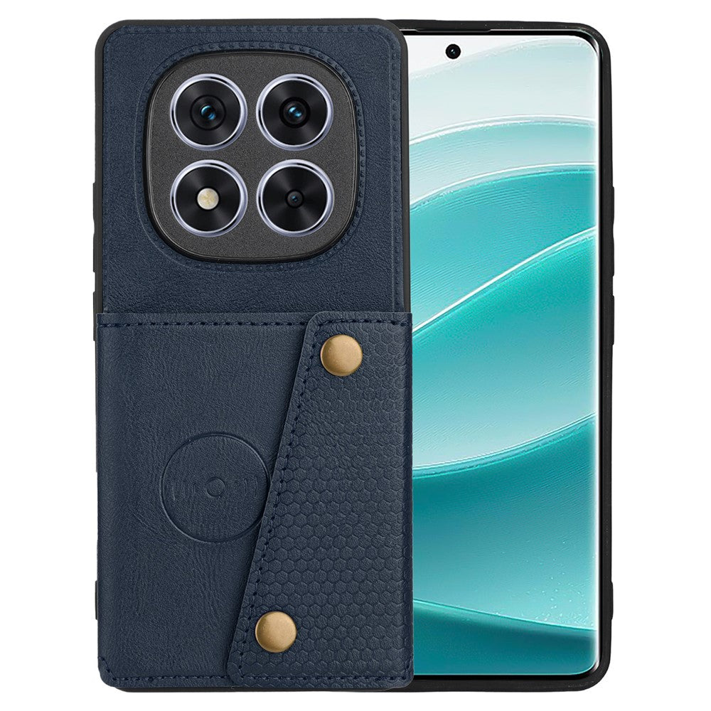 For Xiaomi Redmi Note 14 Pro 5G / Poco X7 5G Case Card Slots Kickstand Leather + TPU Phone Cover