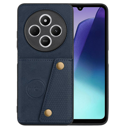 For Xiaomi Poco C75 4G / Redmi 14R 5G / 14C 4G Case Card Slots Kickstand Leather + TPU Phone Cover