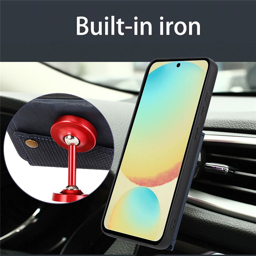 For Xiaomi Poco C75 4G / Redmi 14R 5G / 14C 4G Case Card Slots Kickstand Leather + TPU Phone Cover