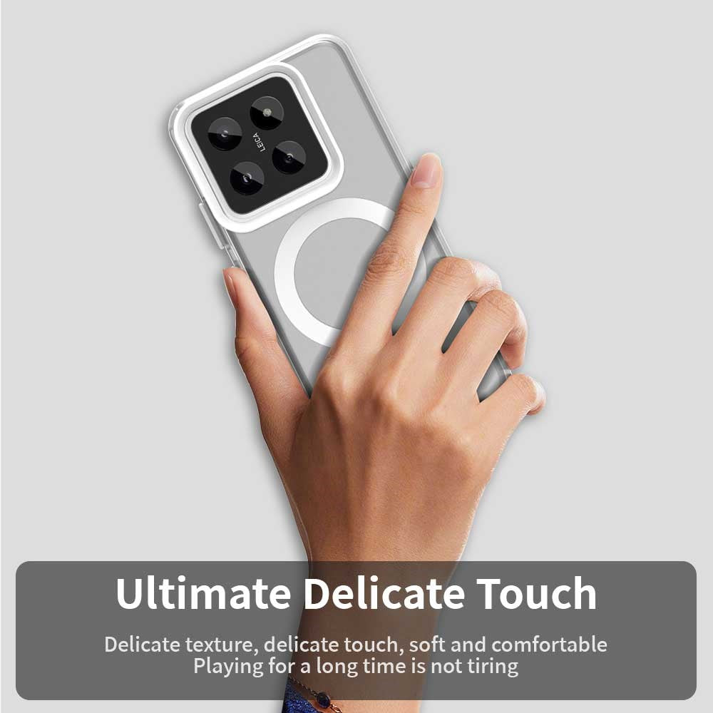 For Xiaomi 14 Pro Magnetic Case PC+TPU+PET Anti-Drop Phone Cover