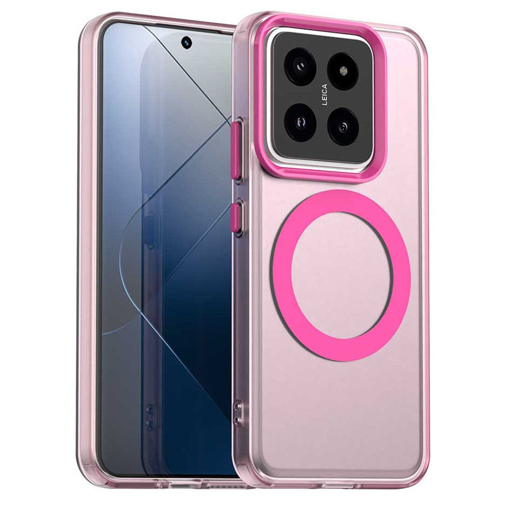 For Xiaomi 14 Pro Magnetic Case PC+TPU+PET Anti-Drop Phone Cover