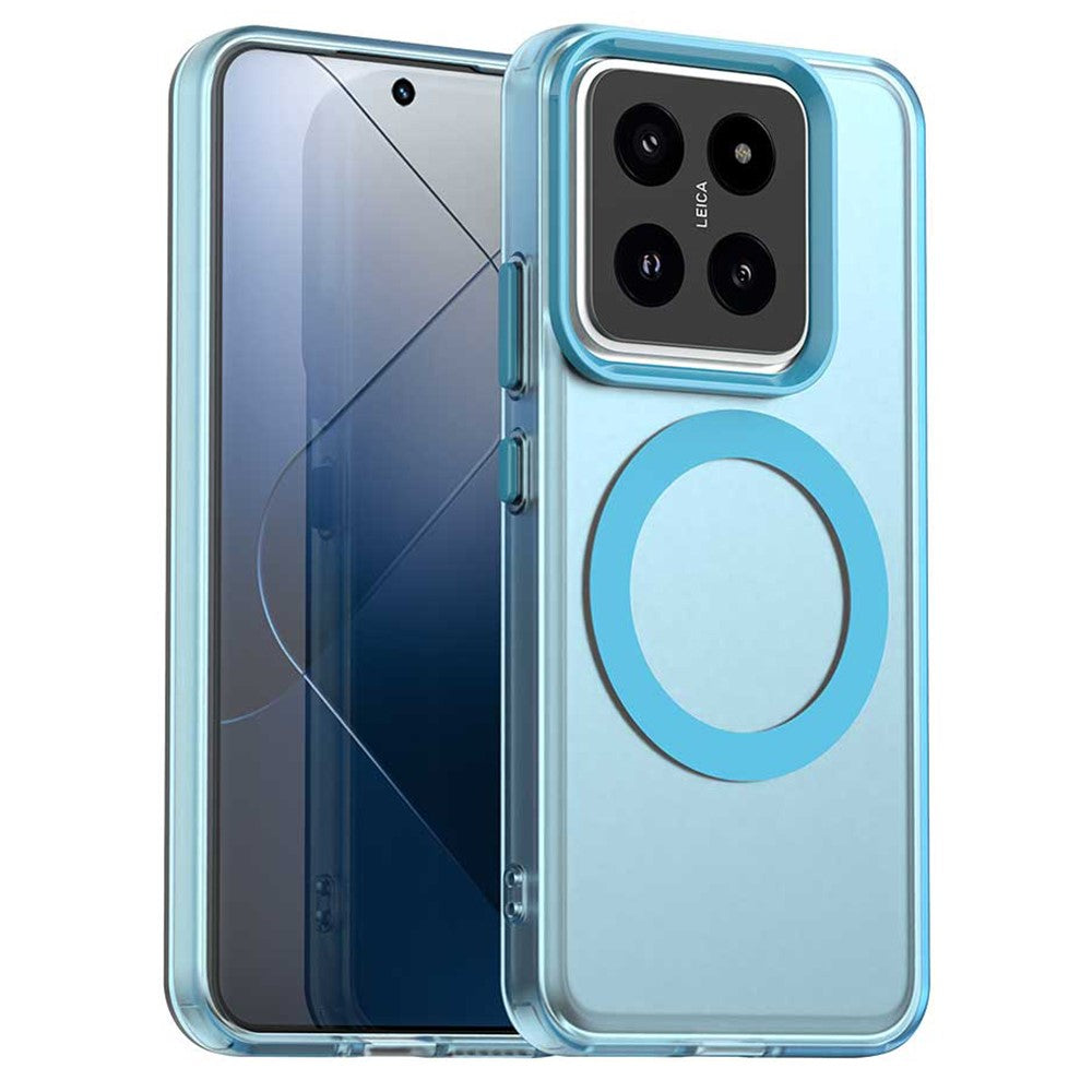 For Xiaomi 14 Pro Magnetic Case PC+TPU+PET Anti-Drop Phone Cover