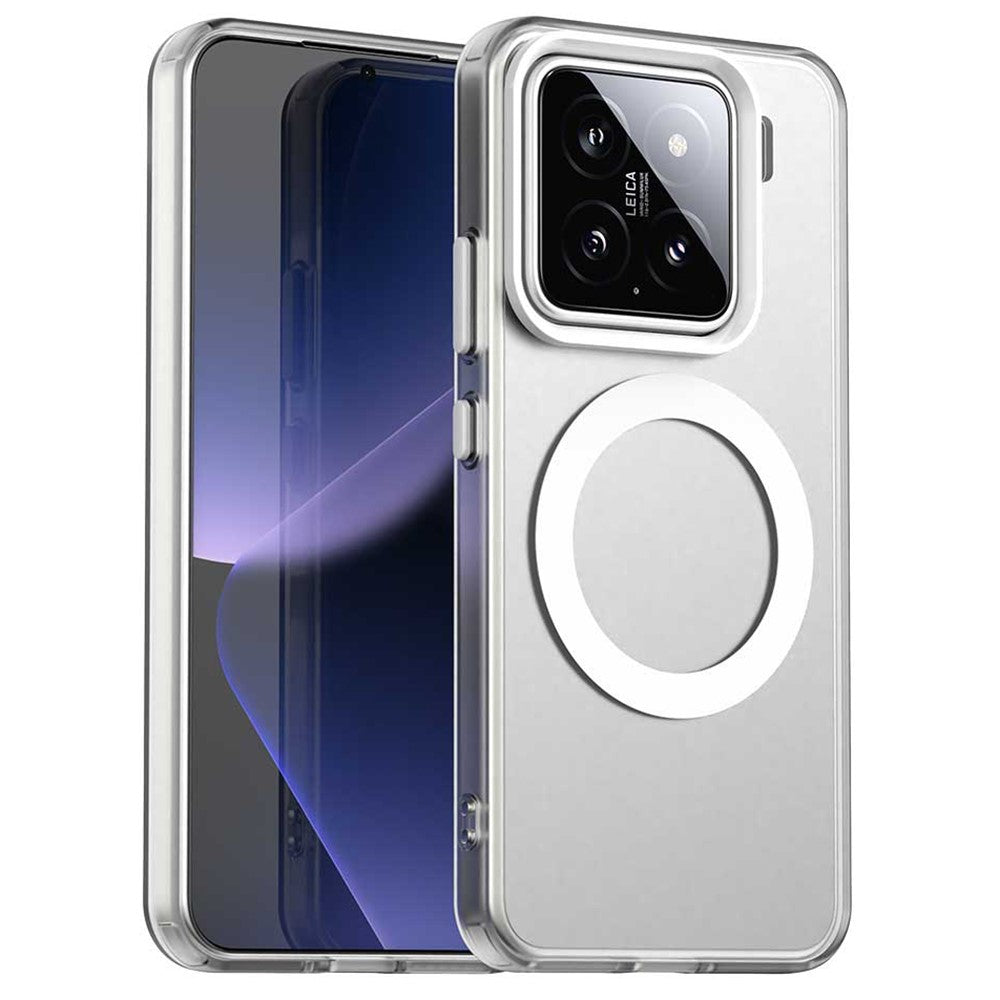 For Xiaomi 15 Magnetic Case PC+TPU+PET Anti-Drop Phone Cover