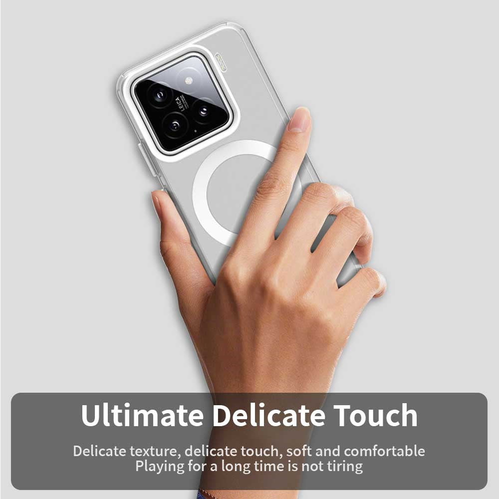 For Xiaomi 15 Magnetic Case PC+TPU+PET Anti-Drop Phone Cover