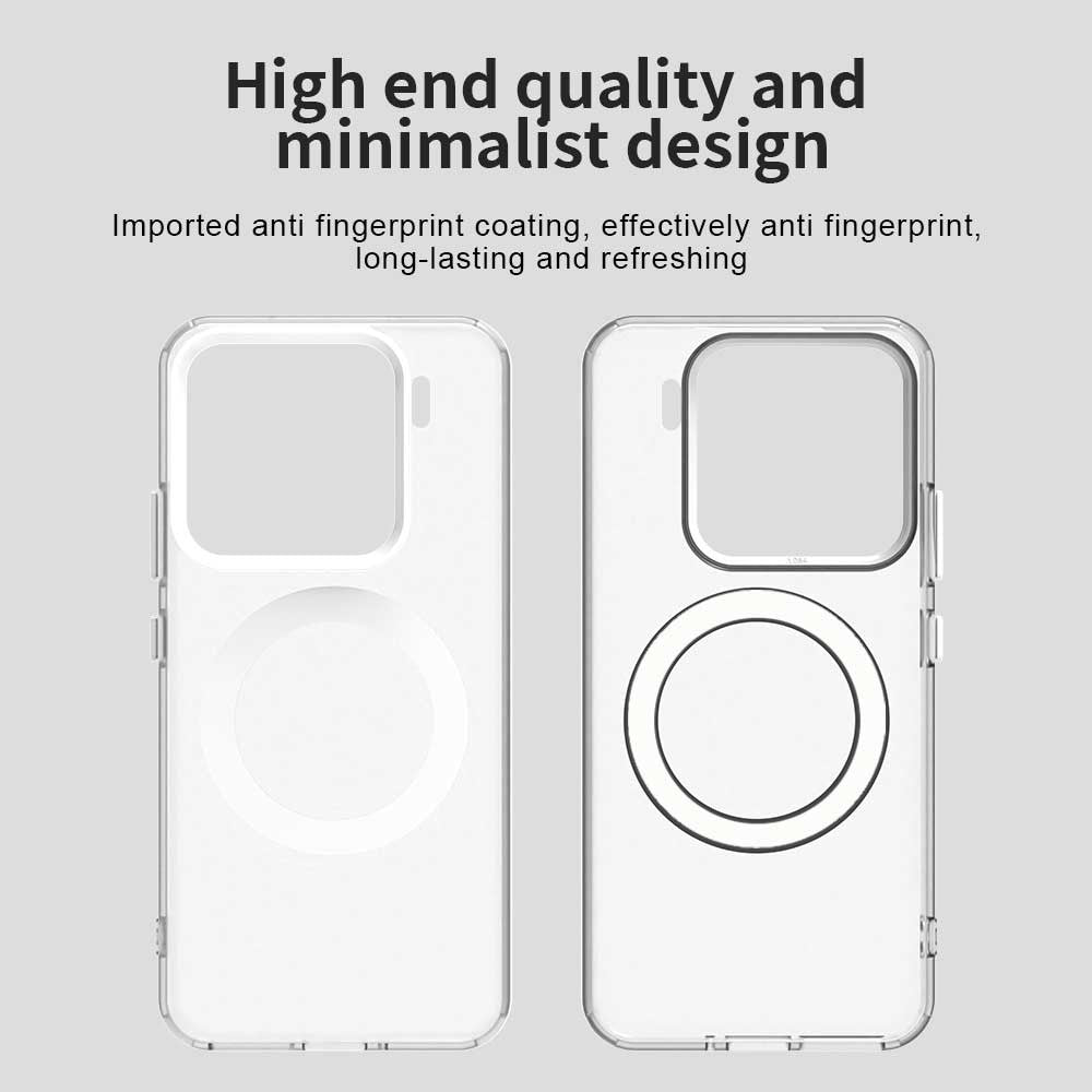 For Xiaomi 15 Magnetic Case PC+TPU+PET Anti-Drop Phone Cover