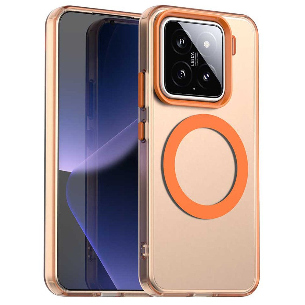 For Xiaomi 15 Magnetic Case PC+TPU+PET Anti-Drop Phone Cover