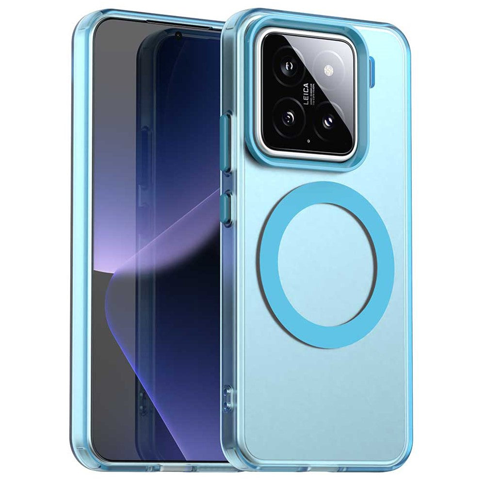 For Xiaomi 15 Magnetic Case PC+TPU+PET Anti-Drop Phone Cover