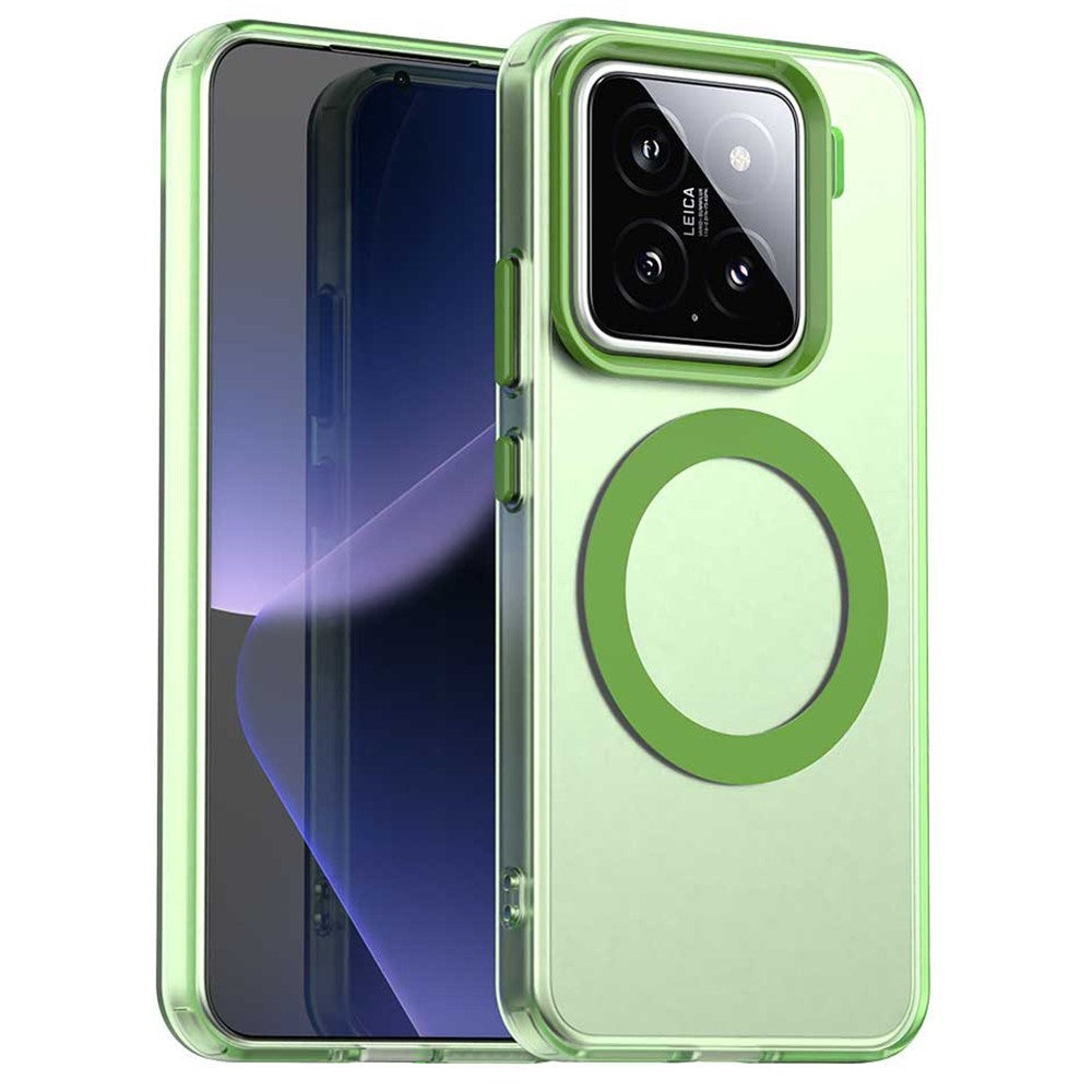 For Xiaomi 15 Magnetic Case PC+TPU+PET Anti-Drop Phone Cover