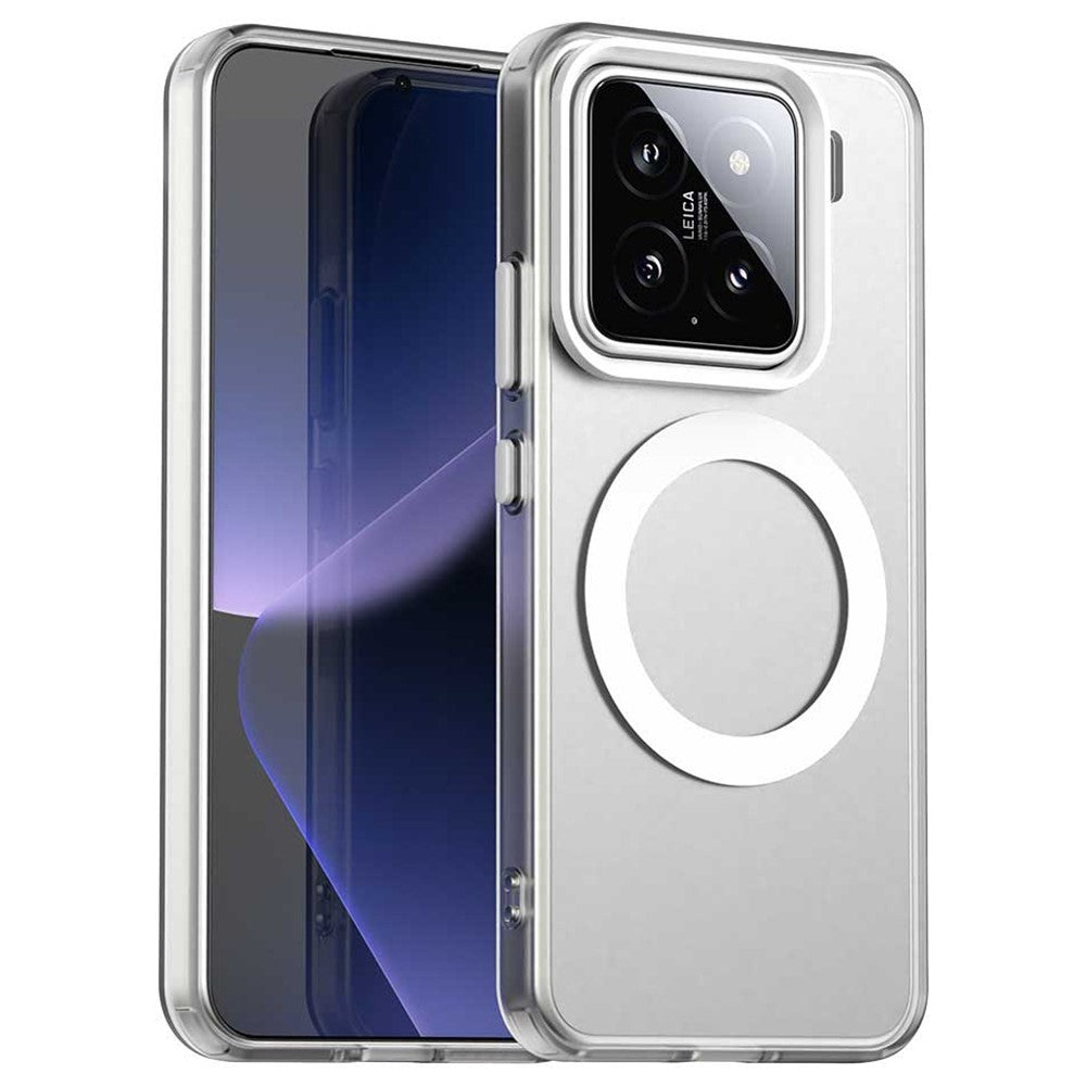 For Xiaomi 15 Pro Magnetic Case PC+TPU+PET Anti-Drop Phone Cover