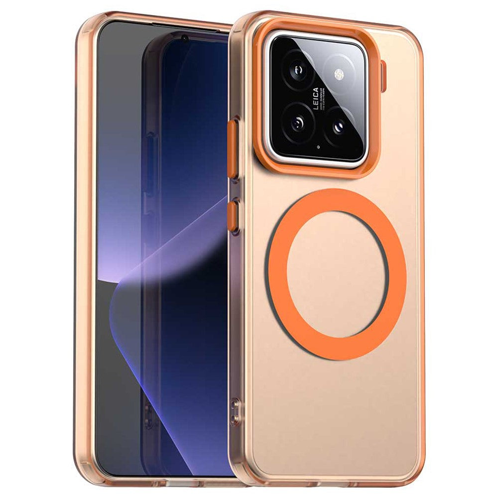 For Xiaomi 15 Pro Magnetic Case PC+TPU+PET Anti-Drop Phone Cover