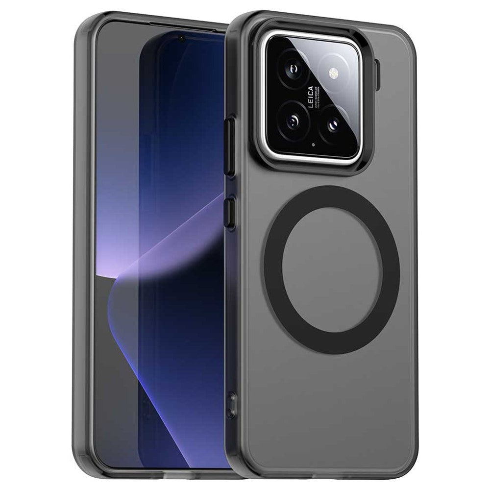 For Xiaomi 15 Pro Magnetic Case PC+TPU+PET Anti-Drop Phone Cover
