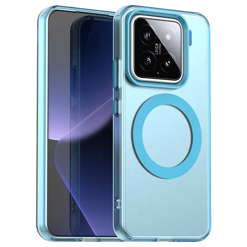 For Xiaomi 15 Pro Magnetic Case PC+TPU+PET Anti-Drop Phone Cover