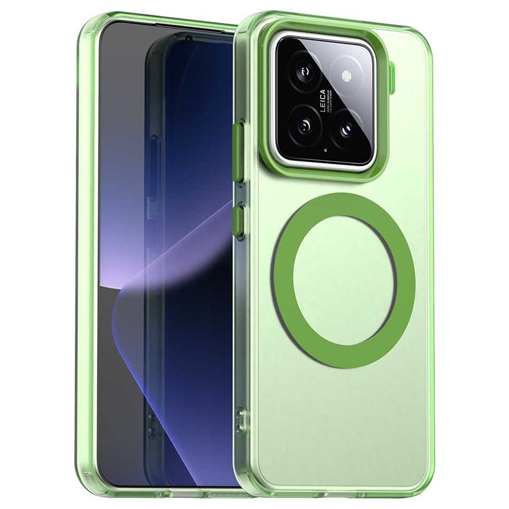 For Xiaomi 15 Pro Magnetic Case PC+TPU+PET Anti-Drop Phone Cover