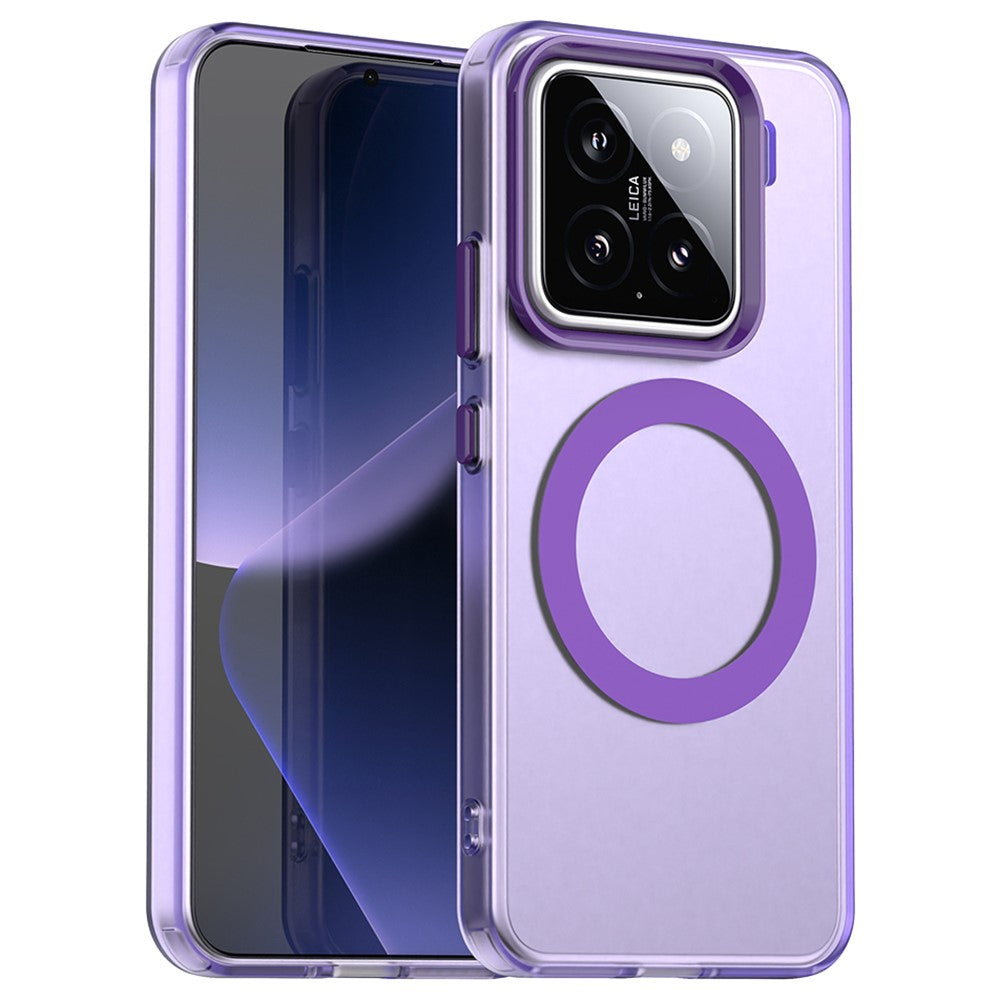 For Xiaomi 15 Pro Magnetic Case PC+TPU+PET Anti-Drop Phone Cover