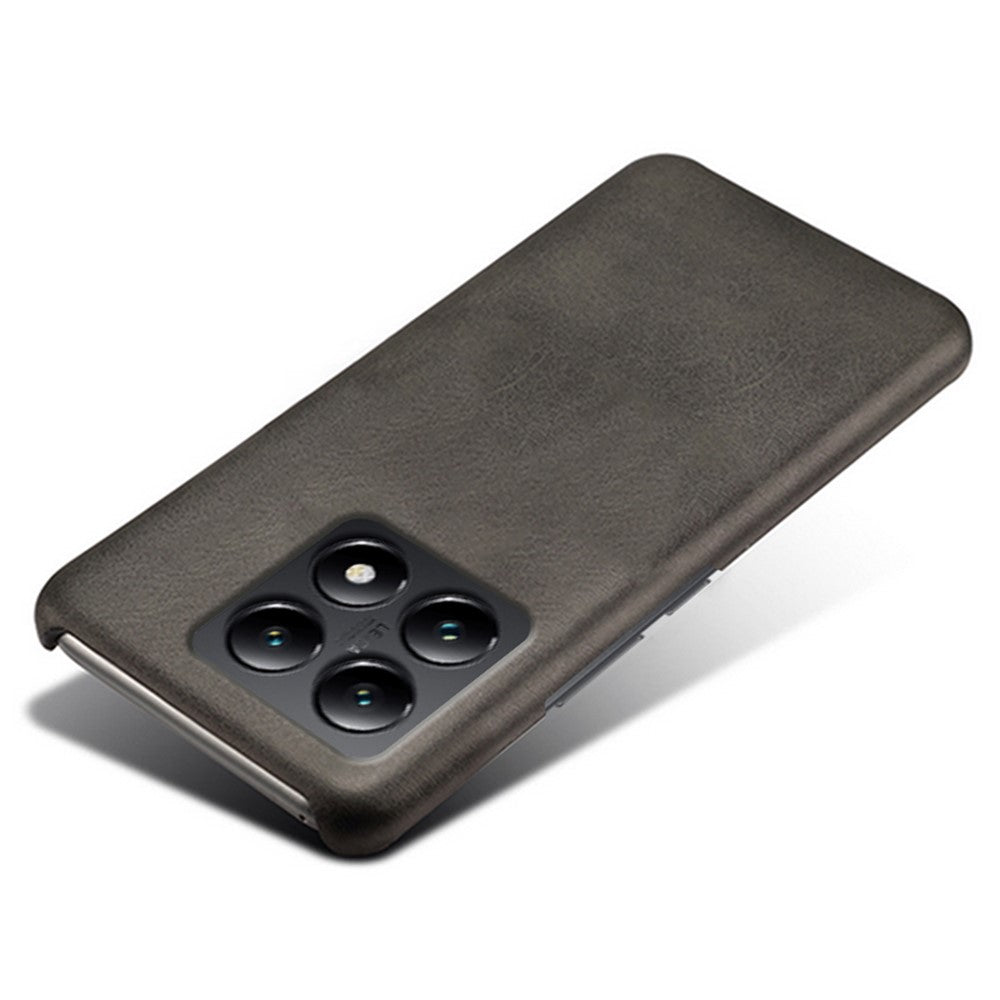 For Xiaomi 14T Case Calf Texture PU Leather Hard PC Protective Phone Cover