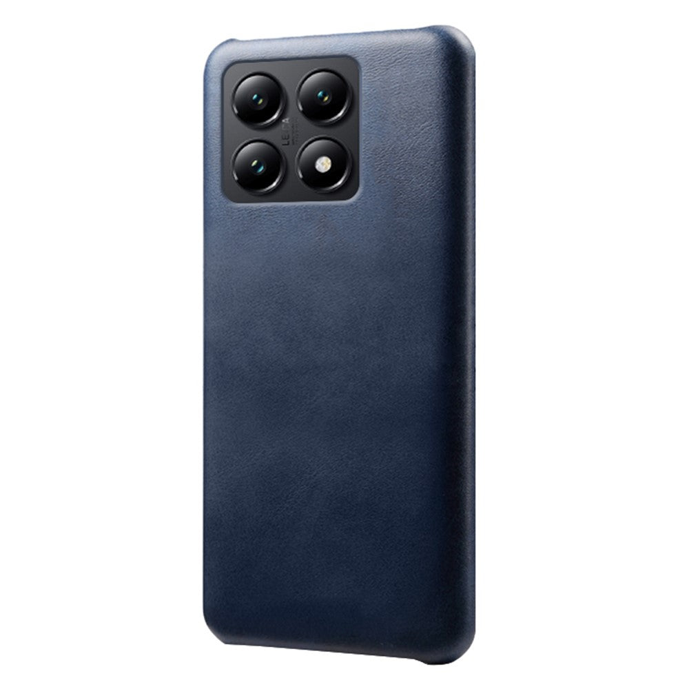 For Xiaomi 14T Case Calf Texture PU Leather Hard PC Protective Phone Cover