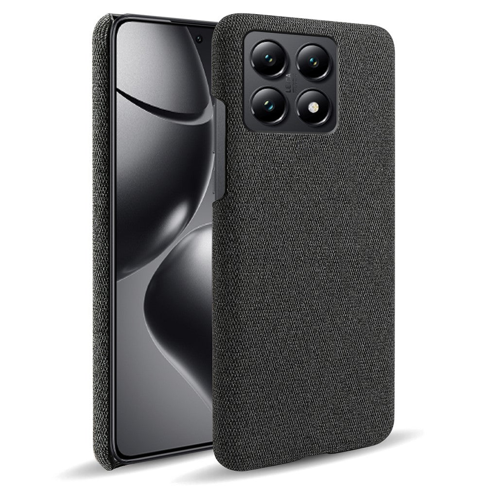 For Xiaomi 14T Phone Case Cloth Texture Anti-Scratch Protective PC Back Cover