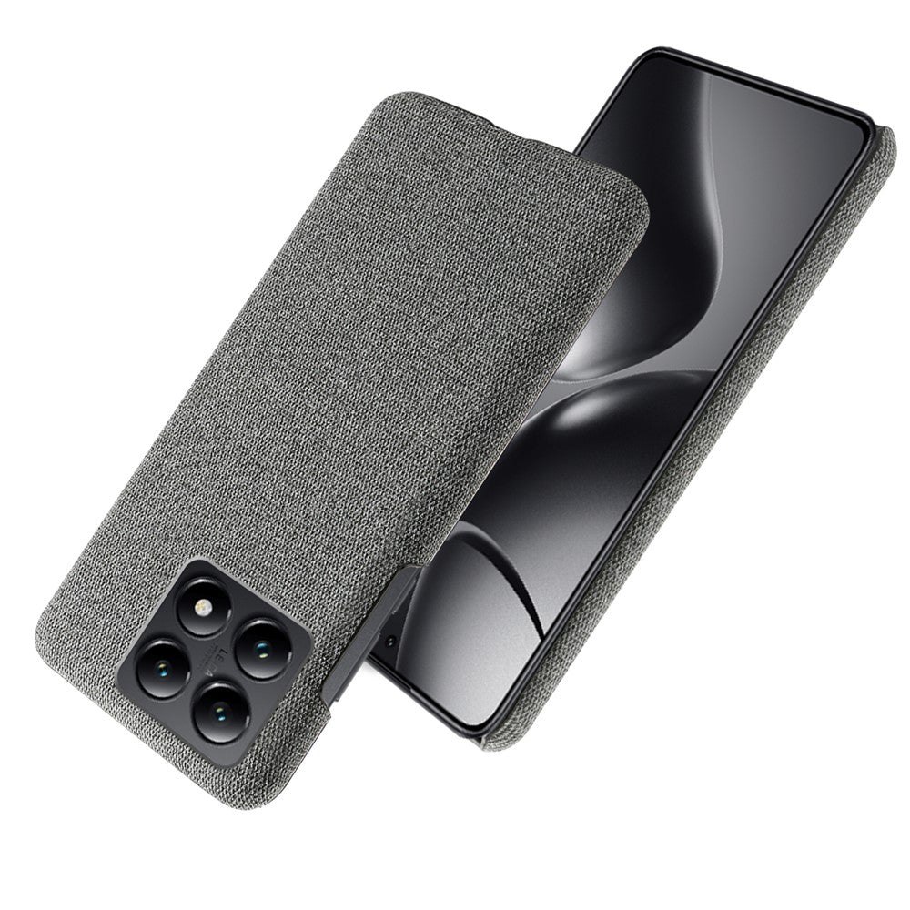 For Xiaomi 14T Phone Case Cloth Texture Anti-Scratch Protective PC Back Cover
