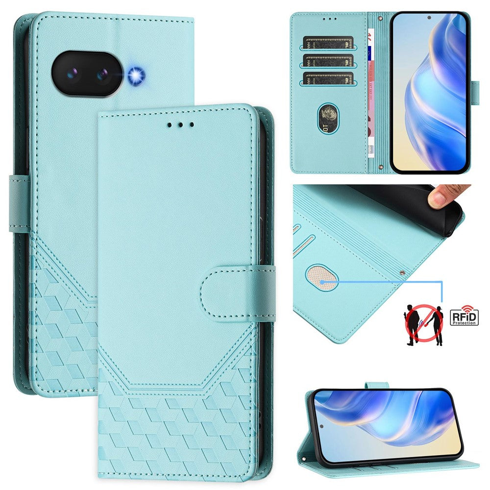 Pixel 9a Lederhülle mit Riemen & RFID-Schutz