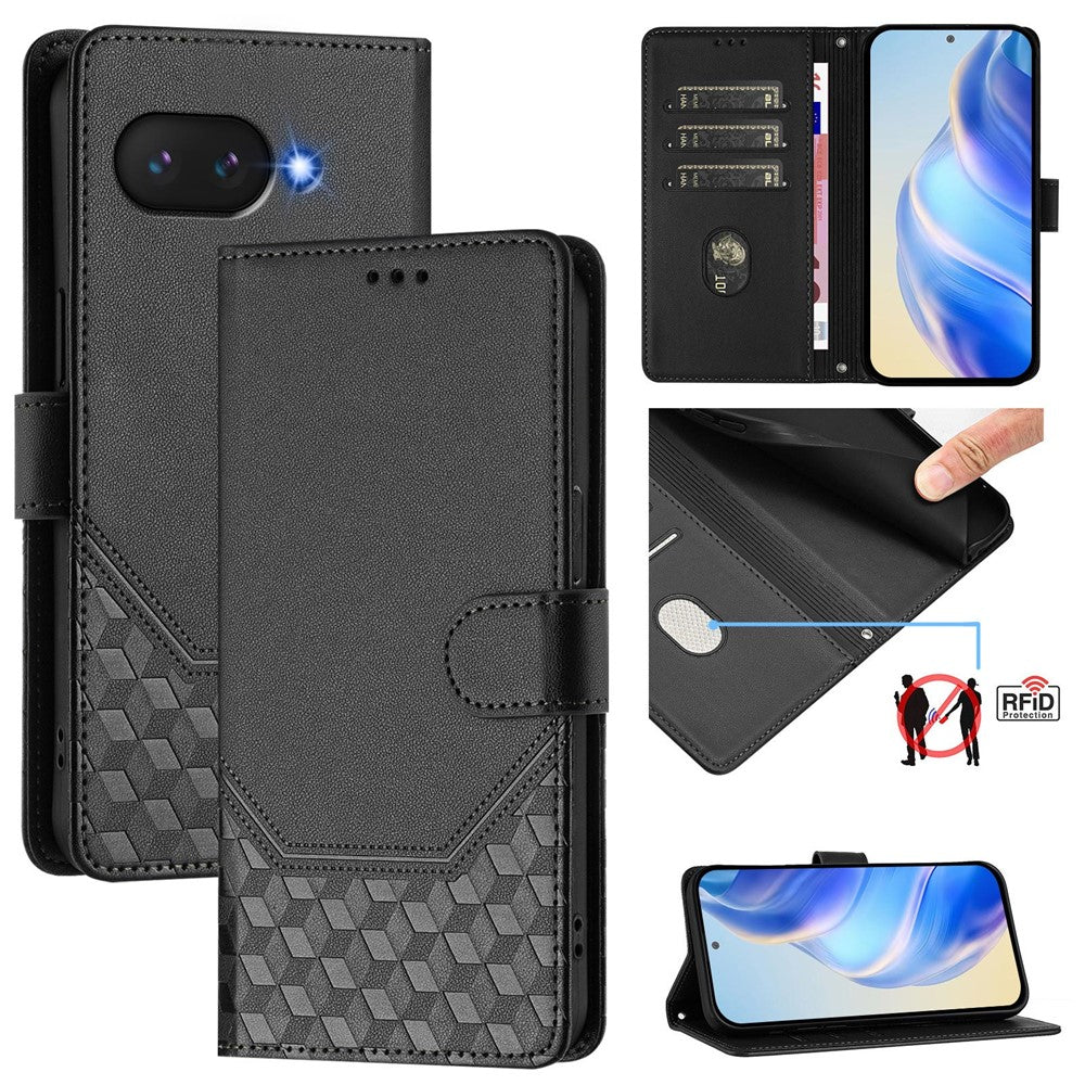 Pixel 9a Lederhülle mit Riemen & RFID-Schutz
