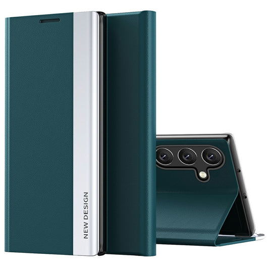 Galaxy S25 Klappbare Hülle – elegant, stoßfest, mit Ständer & galvanisierter Oberfläche
