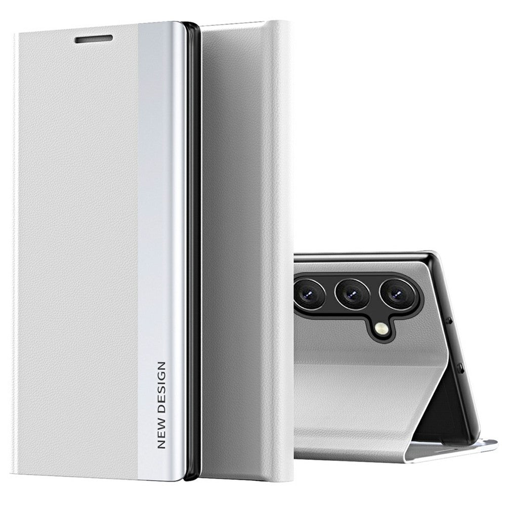 Galaxy S25 Plus Klappbare Hülle – elegant, stoßfest, mit Ständer & galvanisierter Oberfläche