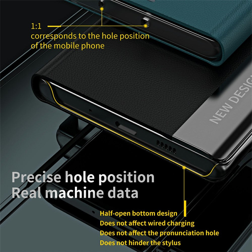 Galaxy S25 Plus Klappbare Hülle – elegant, stoßfest, mit Ständer & galvanisierter Oberfläche