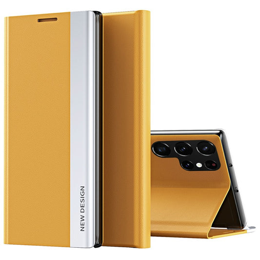 Galaxy S25 Ultra Klappbare Hülle – elegant, stoßfest, mit Ständer & galvanisierter Oberfläche