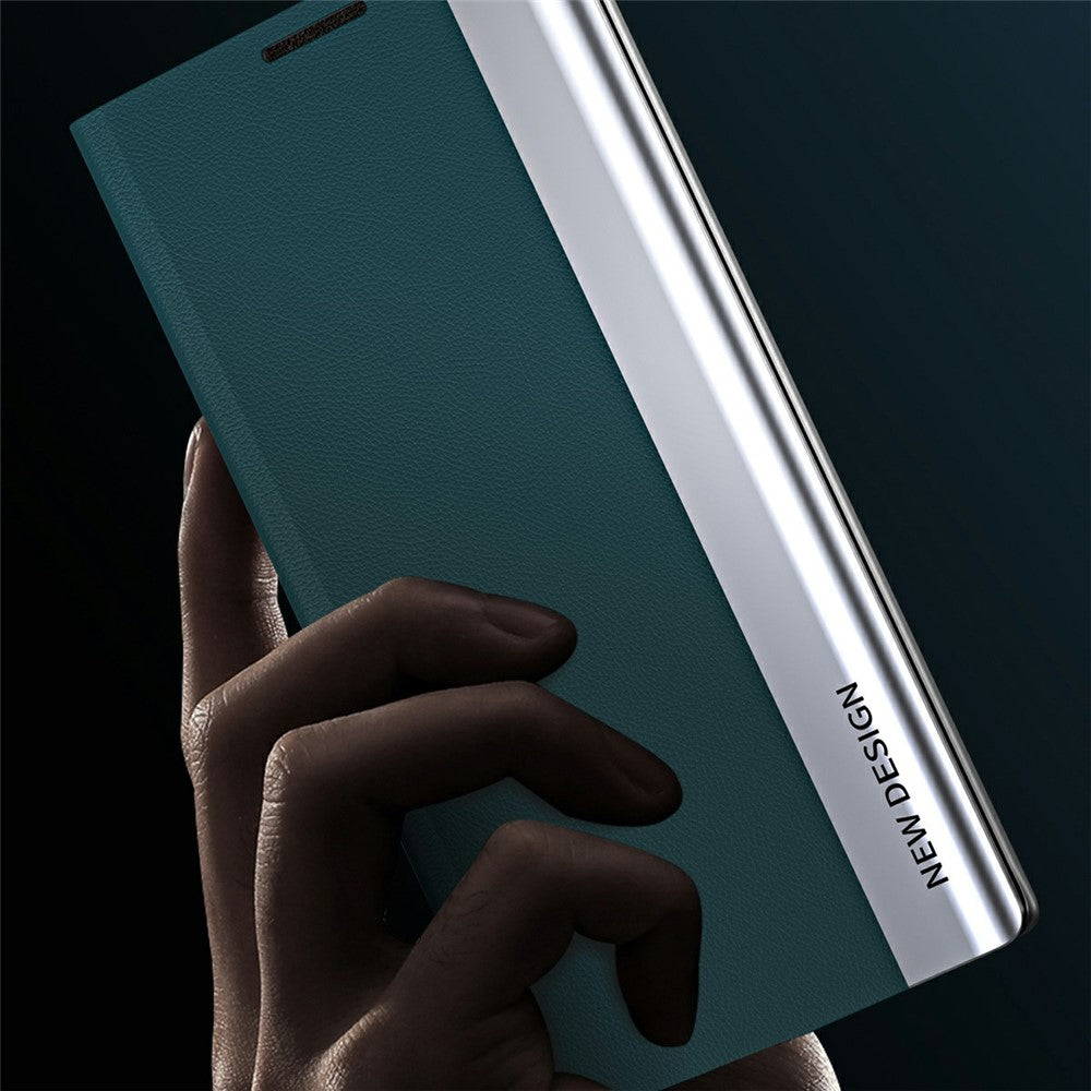 Galaxy S25 Ultra Klappbare Hülle – elegant, stoßfest, mit Ständer & galvanisierter Oberfläche