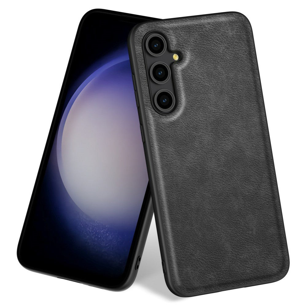 Galaxy A36 5G Lederhülle – stoßfest & einfarbig