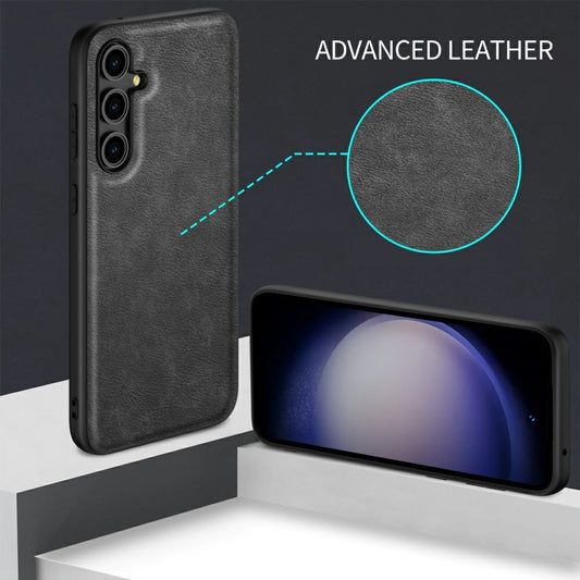 Galaxy A36 5G Lederhülle – stoßfest & einfarbig