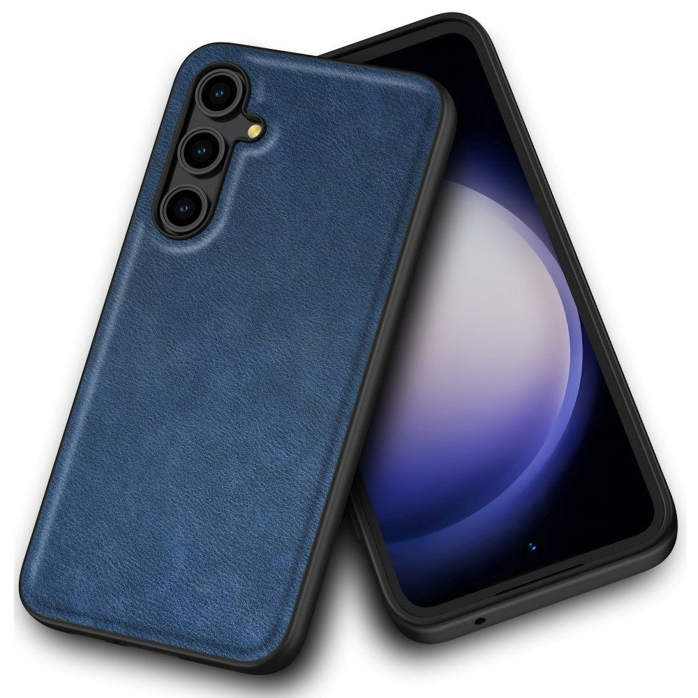 Galaxy A36 5G Lederhülle – stoßfest & einfarbig