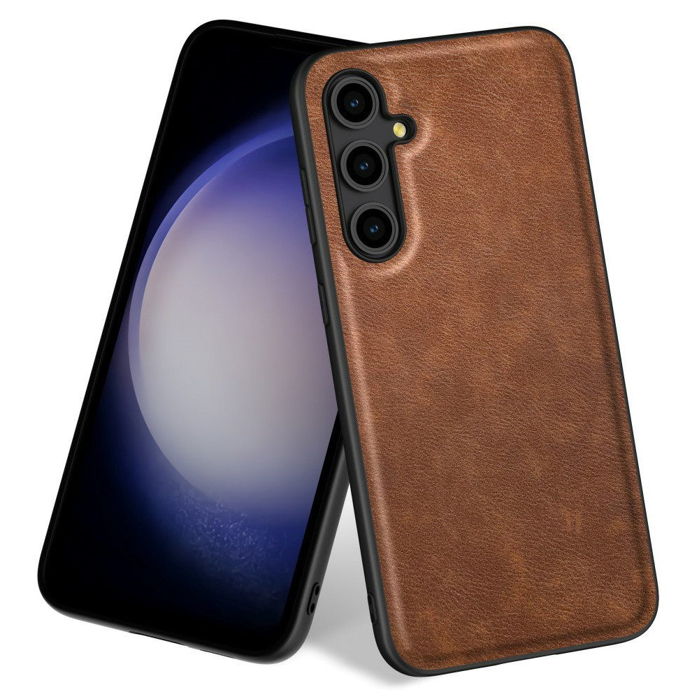 Galaxy A36 5G Lederhülle – stoßfest & einfarbig