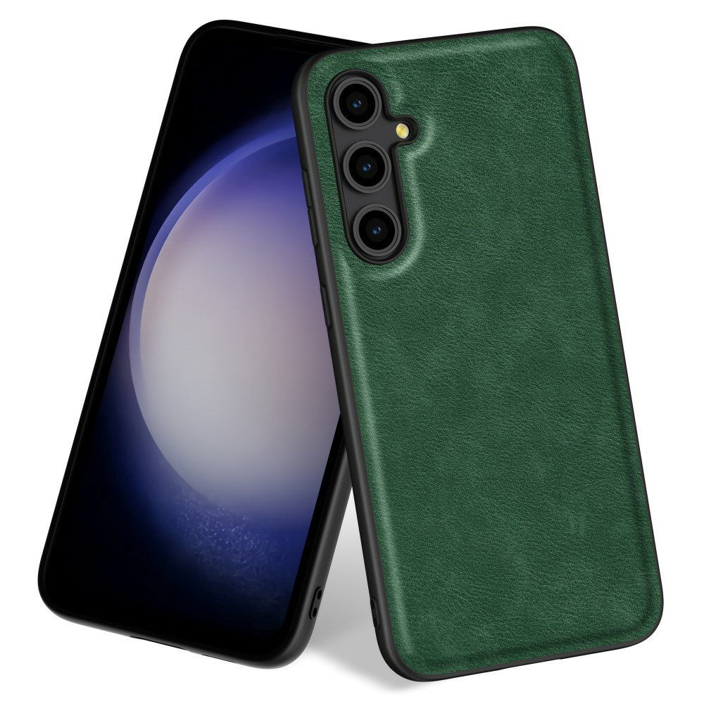Galaxy A36 5G Lederhülle – stoßfest & einfarbig