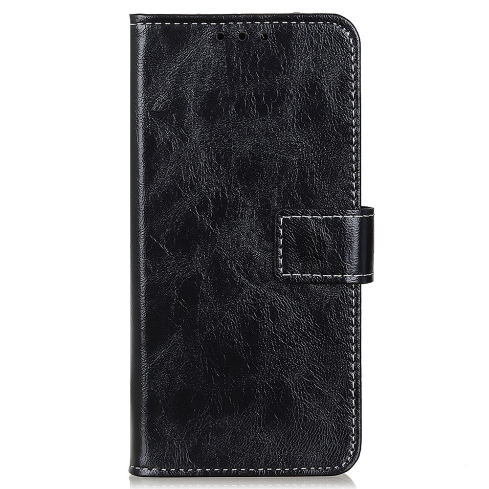 For Xiaomi Redmi Note 14 Pro+ 5G / Note 14 Pro 5G / Poco X7 5G Leather Case Wallet Phone Cover Crazy Horse Texture