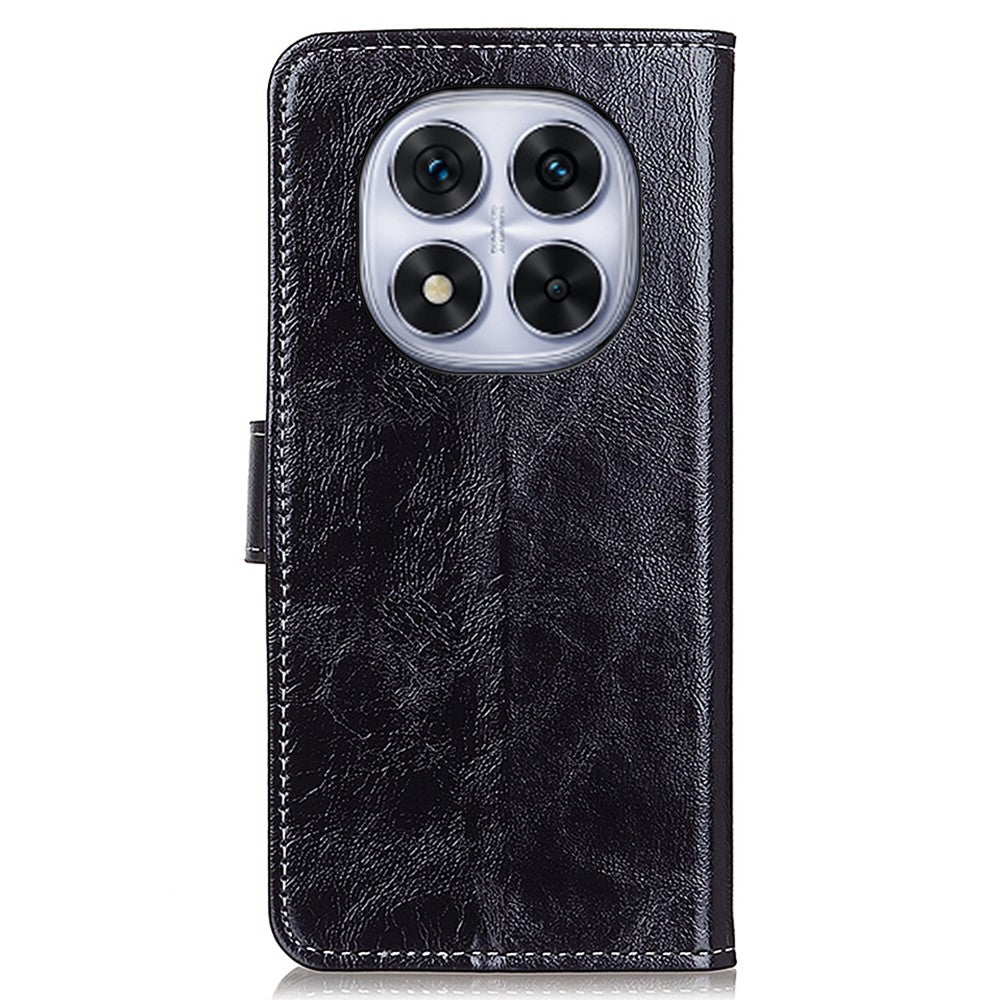 For Xiaomi Redmi Note 14 Pro+ 5G / Note 14 Pro 5G / Poco X7 5G Leather Case Wallet Phone Cover Crazy Horse Texture
