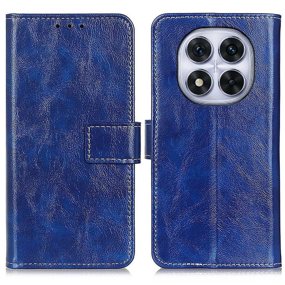 For Xiaomi Redmi Note 14 Pro+ 5G / Note 14 Pro 5G / Poco X7 5G Leather Case Wallet Phone Cover Crazy Horse Texture