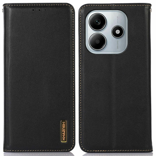 Xiaomi Redmi Note 14 5G Handyhülle – KHAZNEH aus echtem Rindsleder mit Nappastruktur