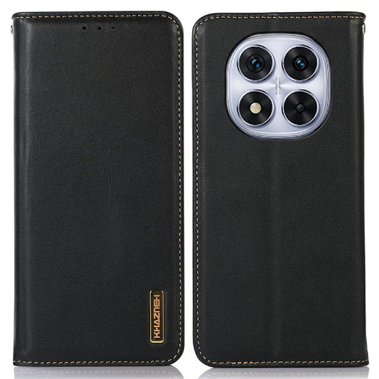 Xiaomi Redmi Note 14 Pro 5G / Xiaomi Poco X7 5G Handyhülle – KHAZNEH Poco X7 5G Echtes Rindsleder Brieftasche Nappastruktur