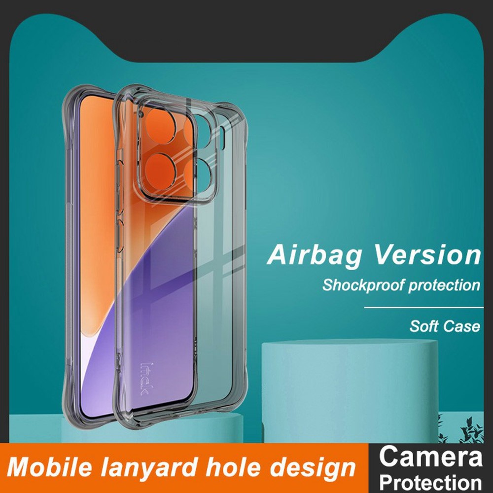 IMAK For Xiaomi 15 Pro Case TPU Phone Cover Airbag Shockproof Protection